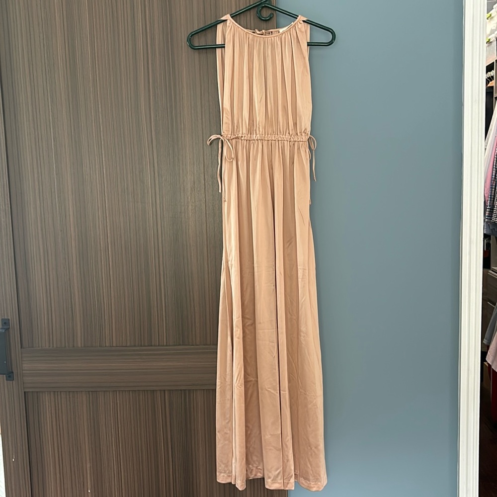 Vintage Miss Dior maxi nightgown with side-slits